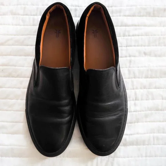 Frye | Shoes | Frye Astor Gore Slip On Mens Black Leather  display picture 1